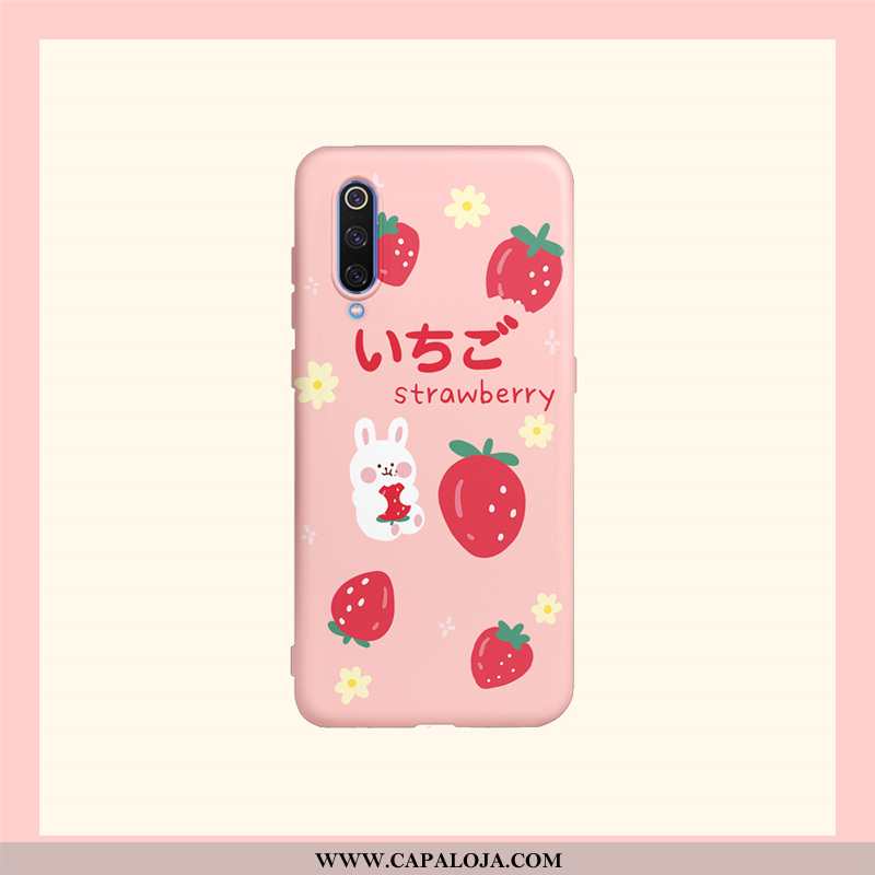 Capas Xiaomi Mi 9 Lite Desenho Animado Rosa Telemóvel Completa, Capa Xiaomi Mi 9 Lite Bonitos Online