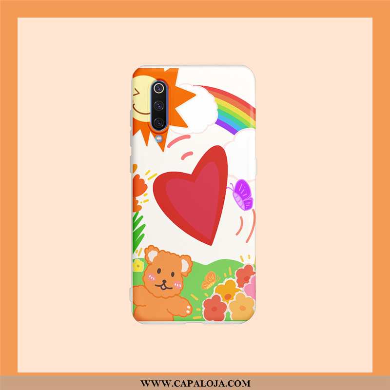 Capas Xiaomi Mi 9 Lite Desenho Animado Rosa Telemóvel Completa, Capa Xiaomi Mi 9 Lite Bonitos Online