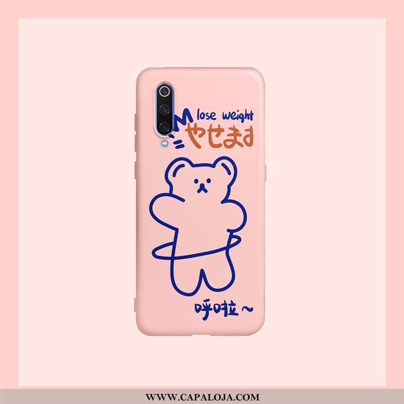 Capas Xiaomi Mi 9 Lite Desenho Animado Rosa Telemóvel Completa, Capa Xiaomi Mi 9 Lite Bonitos Online