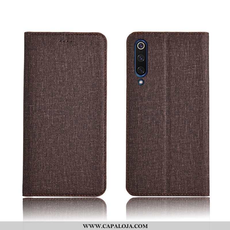 Capas Xiaomi Mi 9 Lite Linho Pequena Customizadas Rosa, Capa Xiaomi Mi 9 Lite Couro Venda