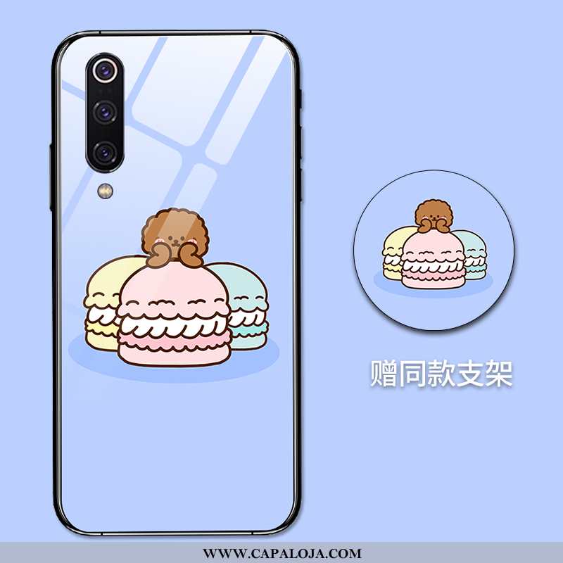 Capas Xiaomi Mi 9 Personalizado Malha Vermelha Tendencia Amarelo, Capa Xiaomi Mi 9 Criativas Baratas