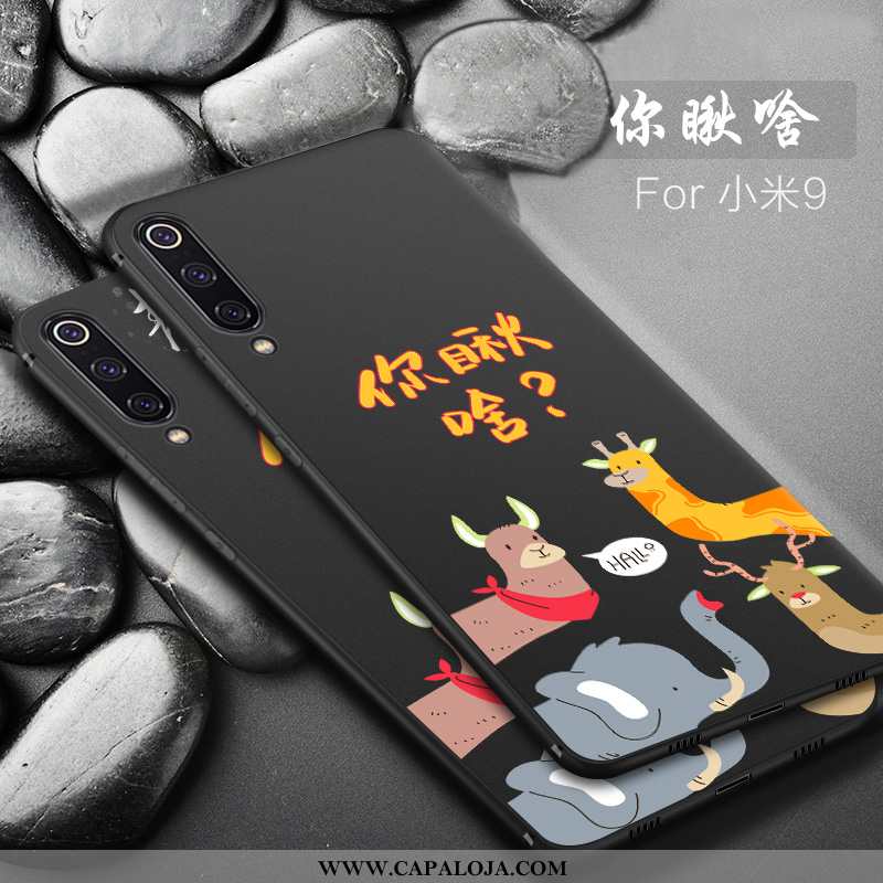 Capas Xiaomi Mi 9 Personalizado Telemóvel Slim Preto, Capa Xiaomi Mi 9 Criativas Promoção