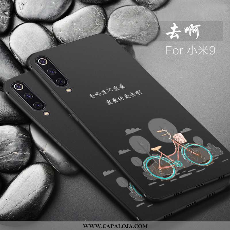 Capas Xiaomi Mi 9 Personalizado Telemóvel Slim Preto, Capa Xiaomi Mi 9 Criativas Promoção