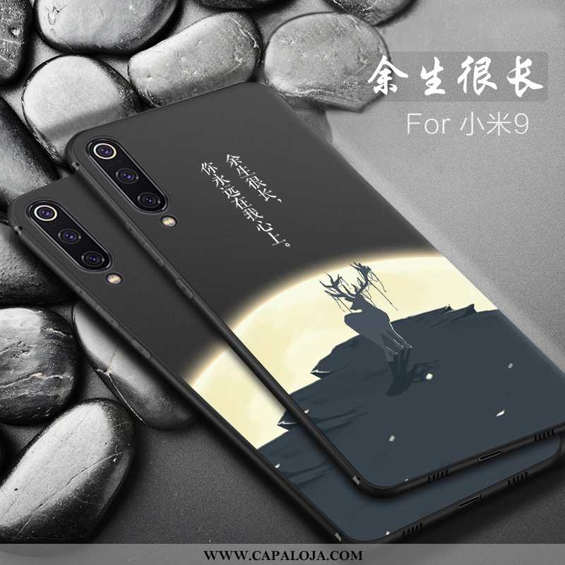 Capas Xiaomi Mi 9 Personalizado Telemóvel Slim Preto, Capa Xiaomi Mi 9 Criativas Promoção