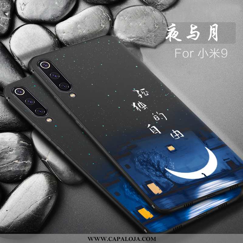 Capas Xiaomi Mi 9 Personalizado Telemóvel Slim Preto, Capa Xiaomi Mi 9 Criativas Promoção