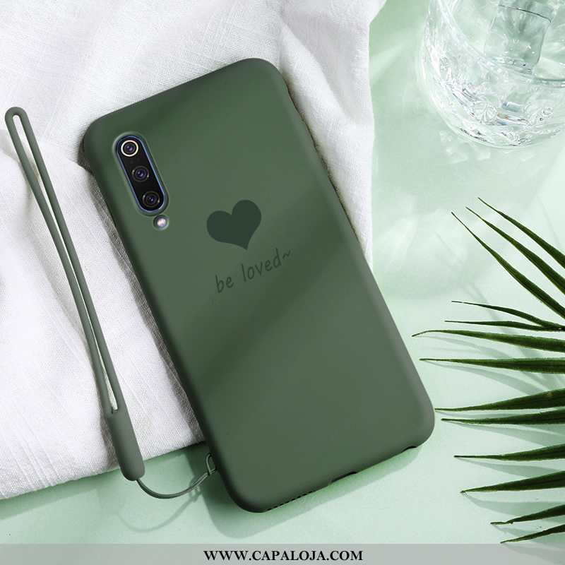 Capas Xiaomi Mi 9 Protetoras Feminino Slim Criativas Verde, Capa Xiaomi Mi 9 Silicone Online