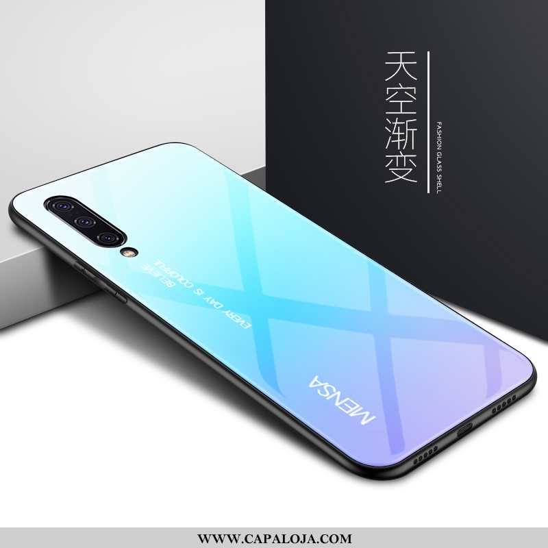 Capas Xiaomi Mi 9 Se Silicone Feminino Antiqueda Azul, Capa Xiaomi Mi 9 Se Vidro Barato