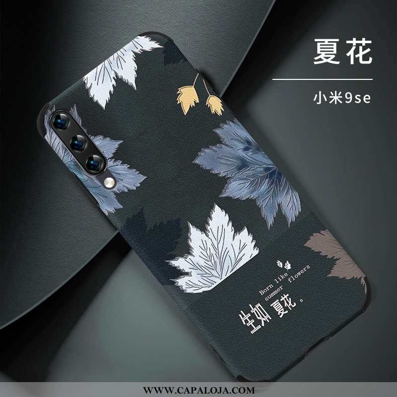 Capas Xiaomi Mi 9 Se Tendencia Silicone Seda Azul, Capa Xiaomi Mi 9 Se Soft Venda