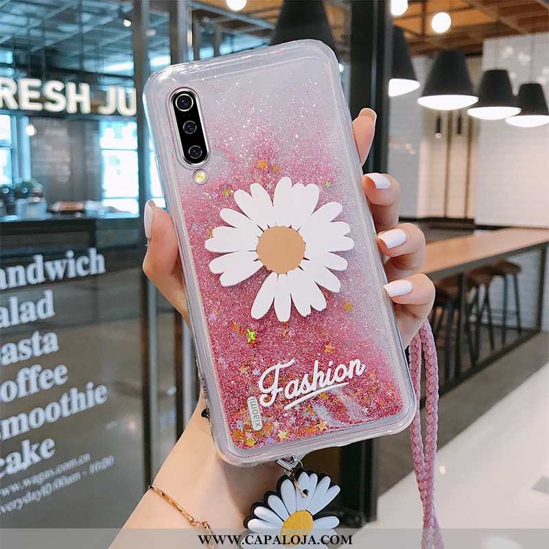 Capas Xiaomi Mi 9 Silicone Nova Personalizada Feminino Rosa, Capa Xiaomi Mi 9 Cordao Baratas