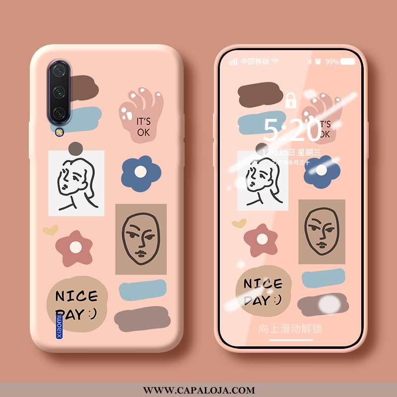 Capas Xiaomi Mi 9 Soft Casal Personalizada Azul, Capa Xiaomi Mi 9 Protetoras Promoção