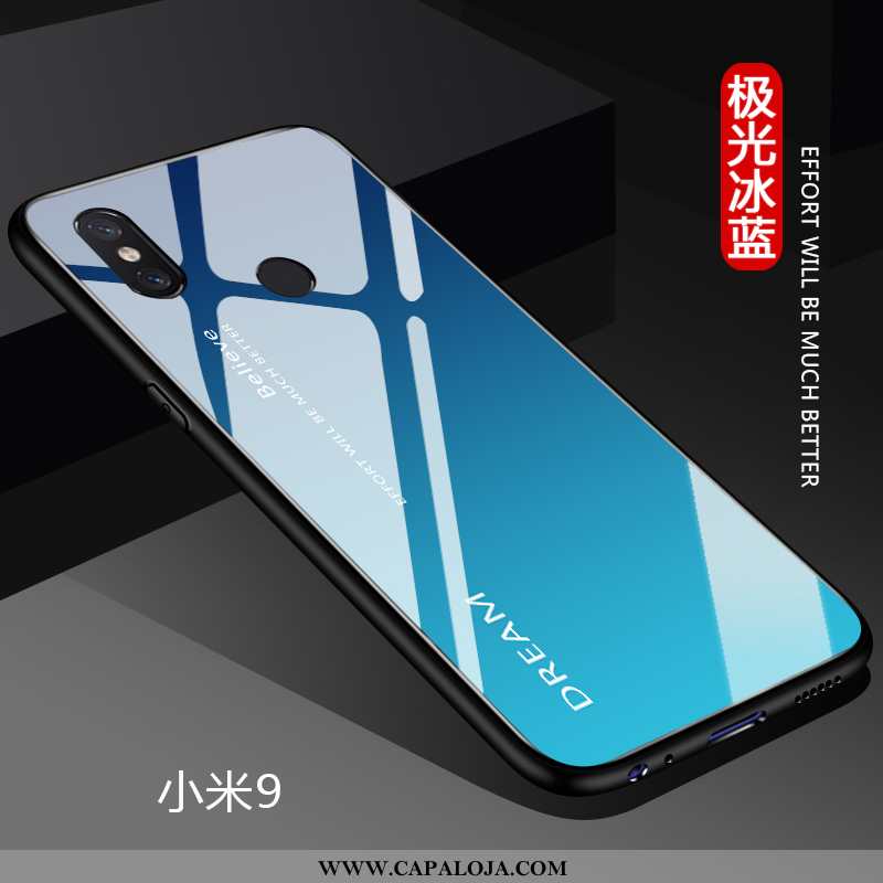 Capas Xiaomi Mi 9 Tendencia Protetoras Casal Azul, Capa Xiaomi Mi 9 Soft Baratas