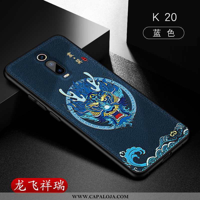 Capas Xiaomi Mi 9t Criativas Cases Antiqueda Feminino Azul, Capa Xiaomi Mi 9t Slim Barato