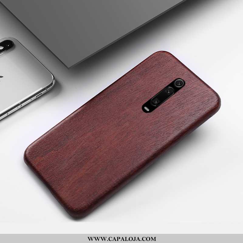 Capas Xiaomi Mi 9t Criativas Feminino Masculino Cases Castanho, Capa Xiaomi Mi 9t Madeira Promoção