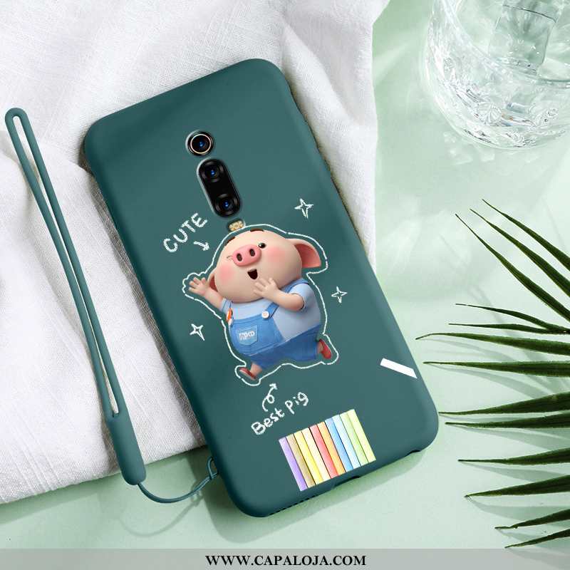 Capas Xiaomi Mi 9t Criativas Telemóvel Pequena Malha Rosa, Capa Xiaomi Mi 9t Fofas Baratos