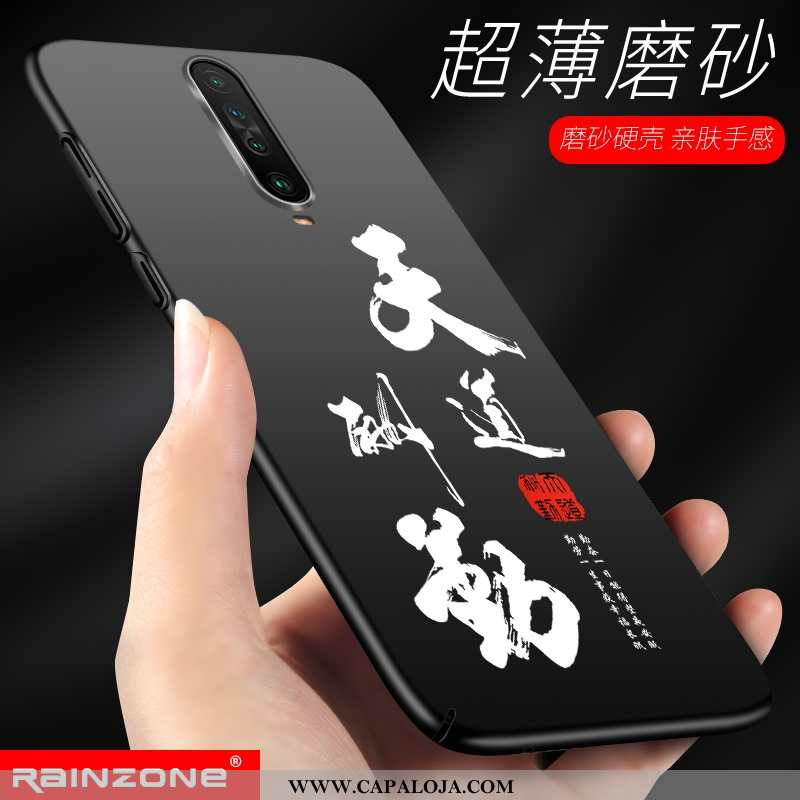 Capas Xiaomi Mi 9t Fosco Vermelha Silicone Preto, Capa Xiaomi Mi 9t Slim Comprar