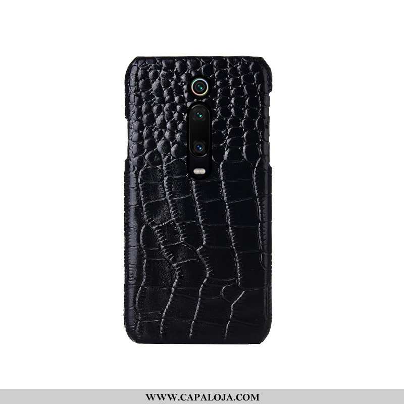 Capas Xiaomi Mi 9t Pro Criativas Traseira Luxo Preto, Capa Xiaomi Mi 9t Pro Couro Legitimo Venda