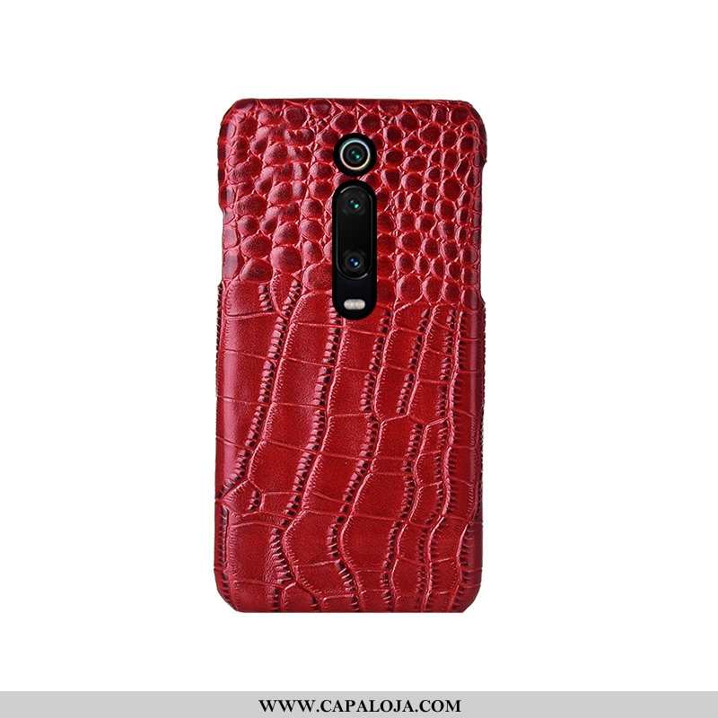 Capas Xiaomi Mi 9t Pro Criativas Traseira Luxo Preto, Capa Xiaomi Mi 9t Pro Couro Legitimo Venda