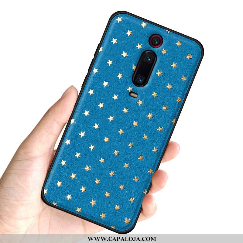 Capas Xiaomi Mi 9t Pro Criativas Vermelha Antiqueda Tendencia Azul, Capa Xiaomi Mi 9t Pro Couro Onli