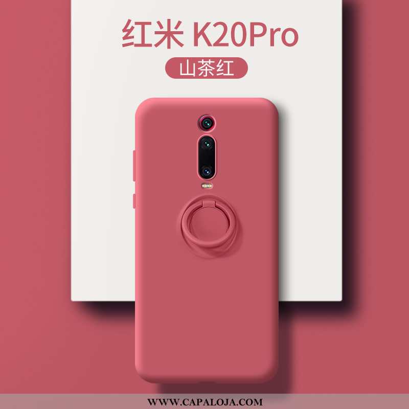 Capas Xiaomi Mi 9t Pro Criativas Vermelha Malha Silicone Rosa, Capa Xiaomi Mi 9t Pro Slim Venda