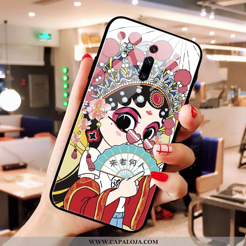 Capas Xiaomi Mi 9t Pro Personalizado Midi Tendencia Vidro Vermelho, Capa Xiaomi Mi 9t Pro Desenho An