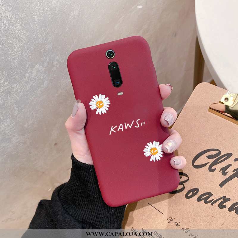 Capas Xiaomi Mi 9t Pro Silicone Antiqueda Completa Feminino Vermelho, Capa Xiaomi Mi 9t Pro Soft Bar