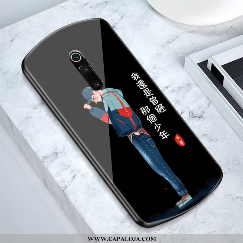 Capas Xiaomi Mi 9t Pro Silicone Cases Preto Vermelha, Capa Xiaomi Mi 9t Pro Vidro Venda