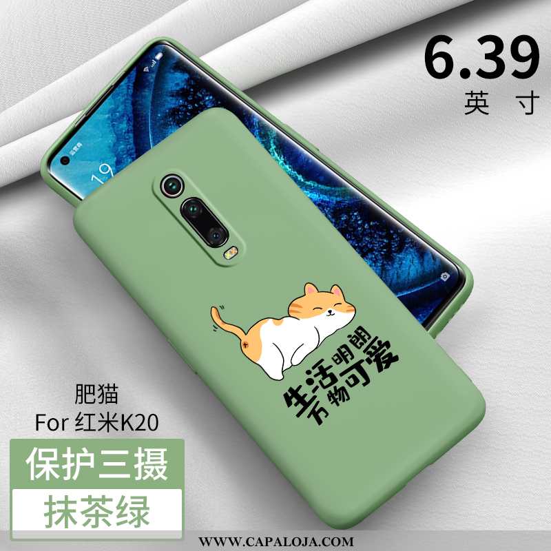 Capas Xiaomi Mi 9t Pro Silicone Vermelha Telemóvel Super Verde, Capa Xiaomi Mi 9t Pro Fosco Barato