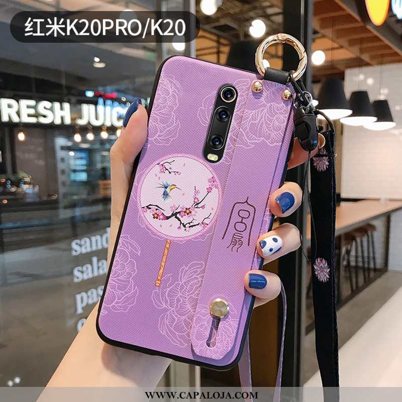 Capas Xiaomi Mi 9t Pro Soft Fosco Silicone Vermelha Roxo, Capa Xiaomi Mi 9t Pro Super Baratos