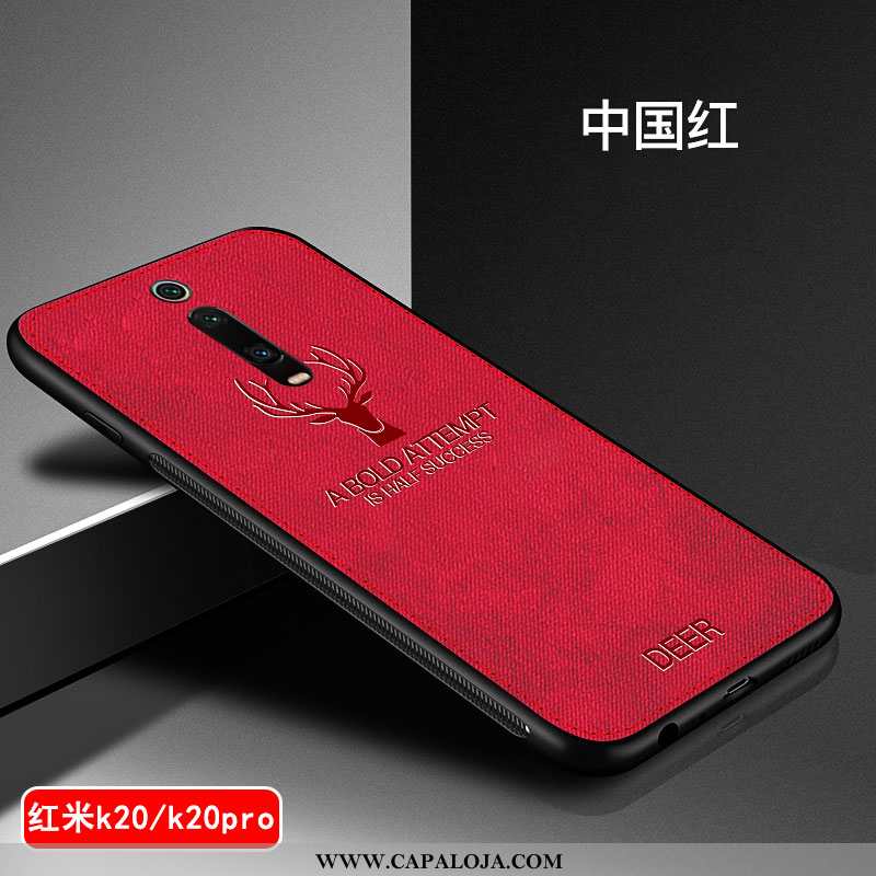 Capas Xiaomi Mi 9t Super Antiqueda Criativas Casaco Vermelho, Capa Xiaomi Mi 9t Protetoras Barato