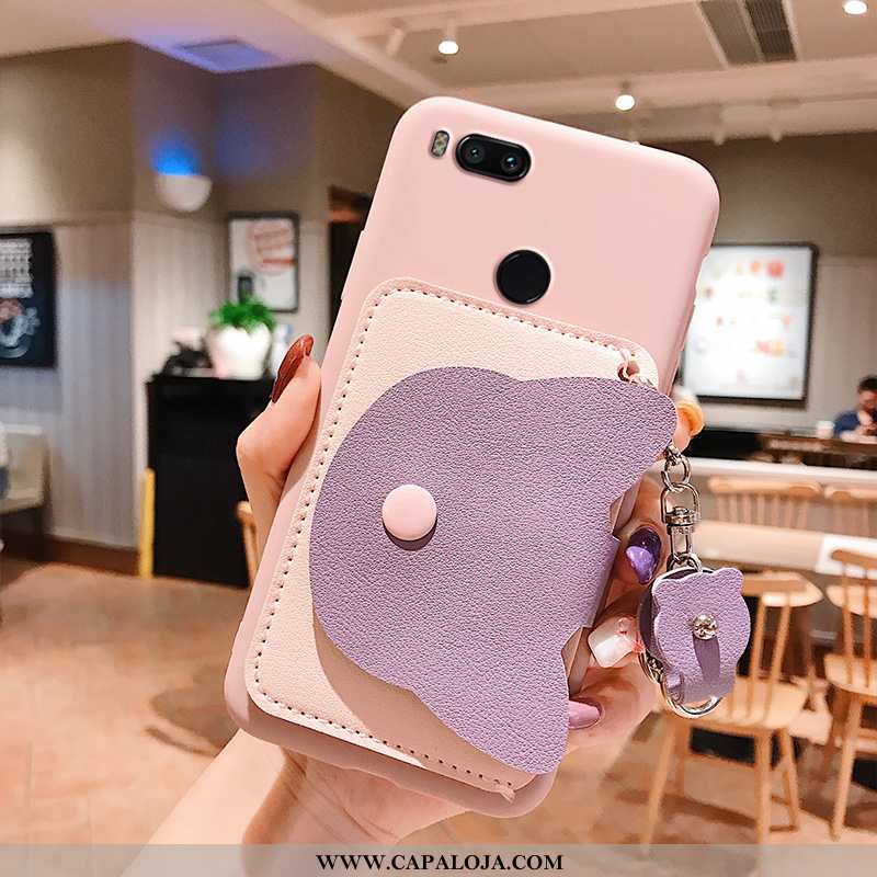 Capas Xiaomi Mi A1 Criativas Personalizada Soft Silicone Rosa, Capa Xiaomi Mi A1 Carteira Venda