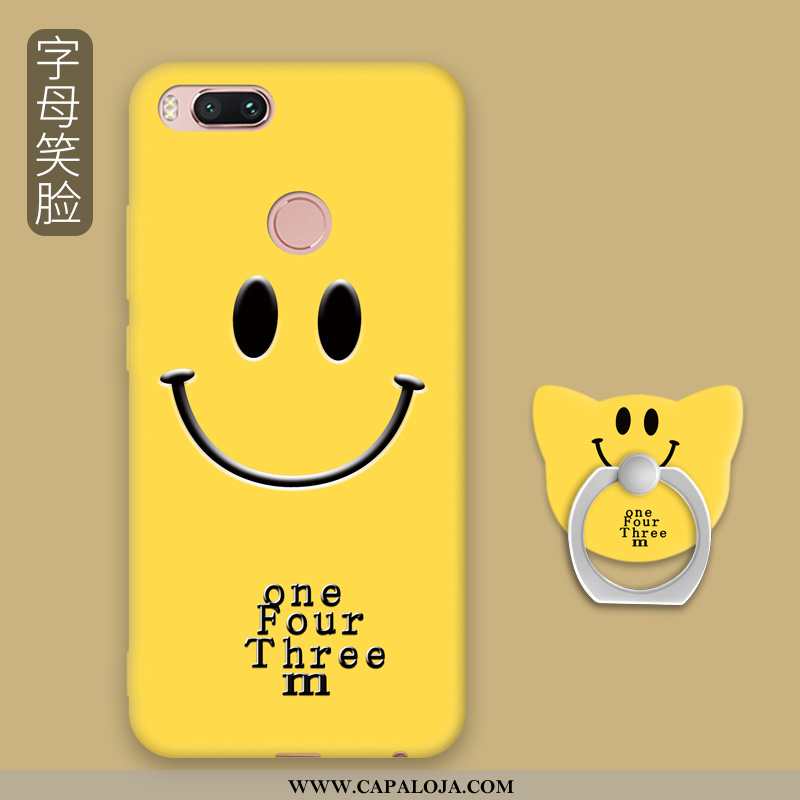 Capas Xiaomi Mi A1 Criativas Soft Telemóvel Cola Amarelo, Capa Xiaomi Mi A1 Bonitos Comprar