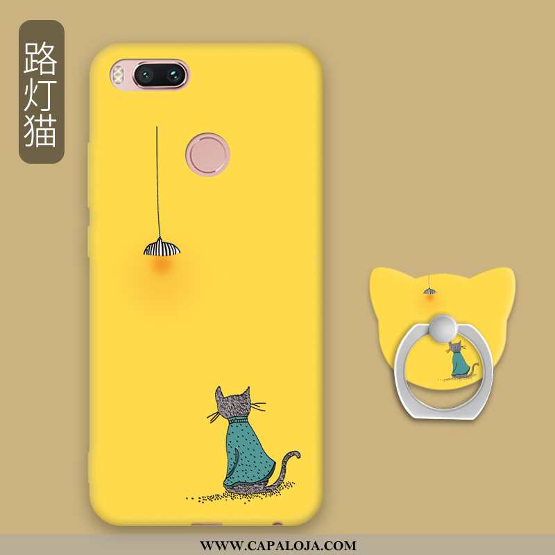 Capas Xiaomi Mi A1 Criativas Soft Telemóvel Cola Amarelo, Capa Xiaomi Mi A1 Bonitos Comprar