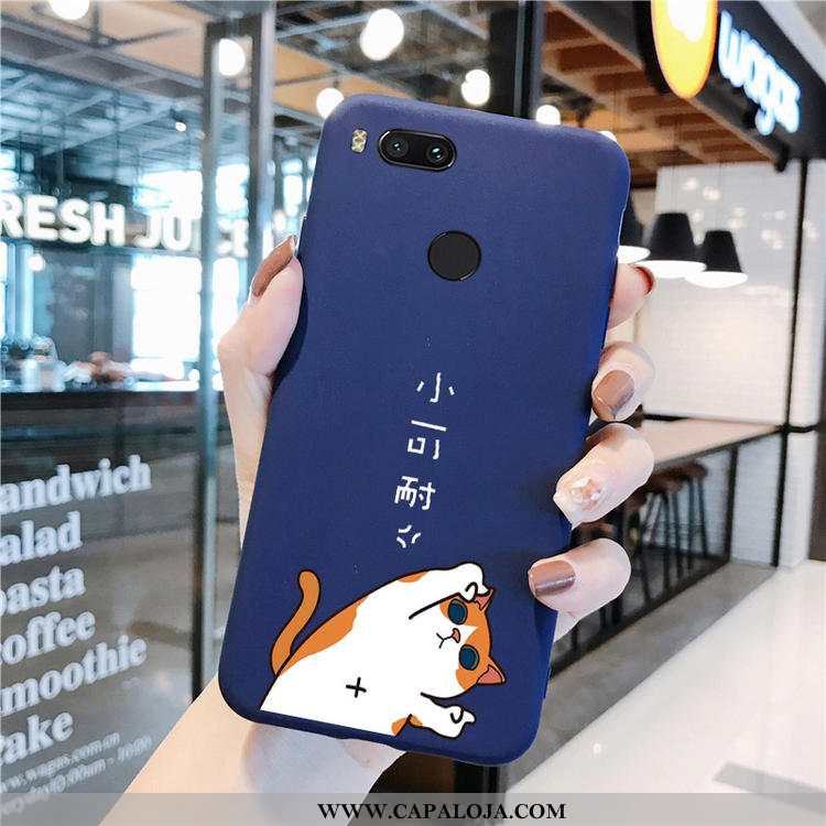 Capas Xiaomi Mi A1 Fosco Masculino Protetoras Azul, Capa Xiaomi Mi A1 Desenho Animado Barato