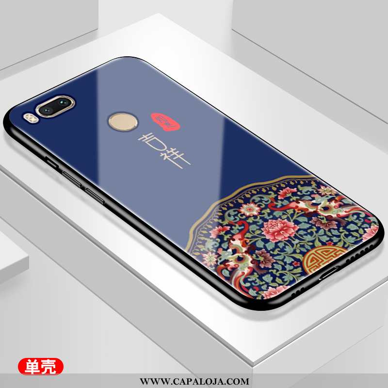 Capas Xiaomi Mi A1 Personalizada Cases Antiqueda Midi Azul, Capa Xiaomi Mi A1 Vidro Barato