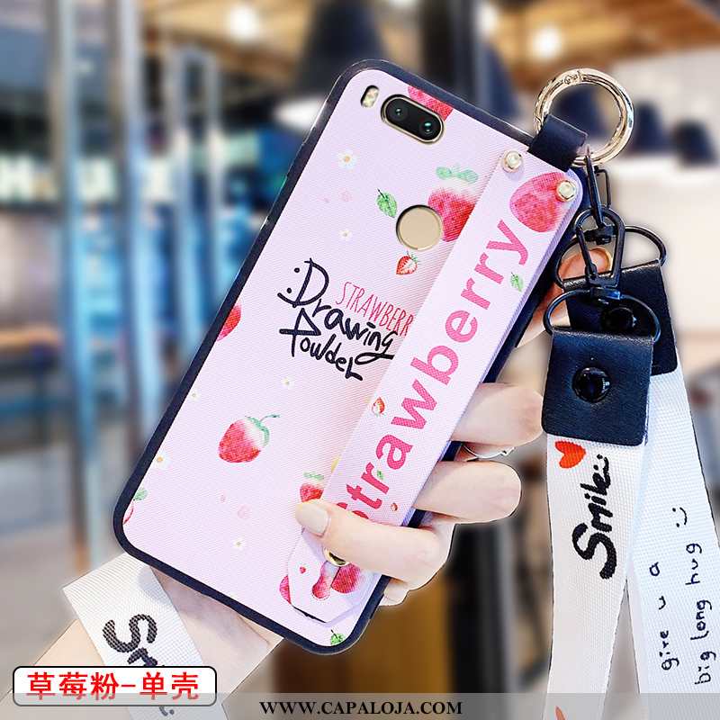 Capas Xiaomi Mi A1 Personalizada Telemóvel Wrisband Rosa, Capa Xiaomi Mi A1 Soft Baratos