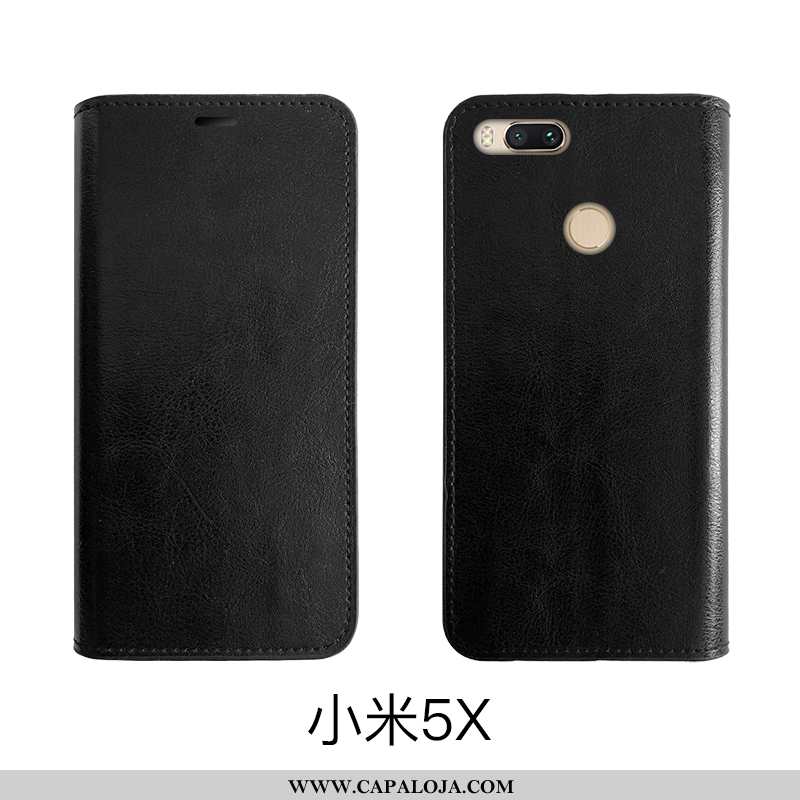 Capas Xiaomi Mi A1 Protetoras Cases Telemóvel Cover Castanho, Capa Xiaomi Mi A1 Couro Legitimo Barat