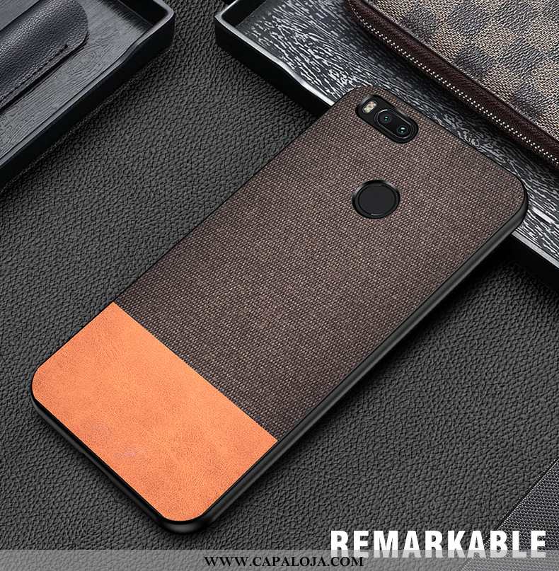 Capas Xiaomi Mi A1 Protetoras Soft Telemóvel Fosco Cinza, Capa Xiaomi Mi A1 Silicone Online