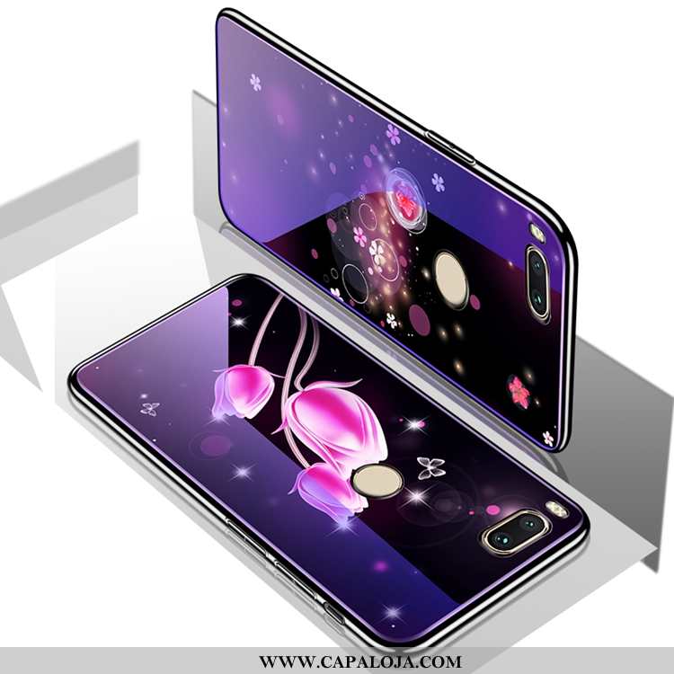 Capas Xiaomi Mi A1 Vidro Tendencia Malha Roxa Roxo, Capa Xiaomi Mi A1 Luxo Online