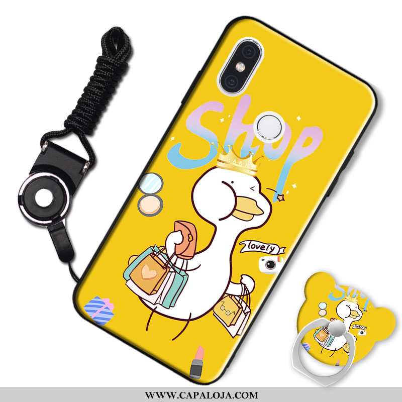 Capas Xiaomi Mi A2 Estilosas Vermelha Telinha Calor Amarelo, Capa Xiaomi Mi A2 Personalizada Online