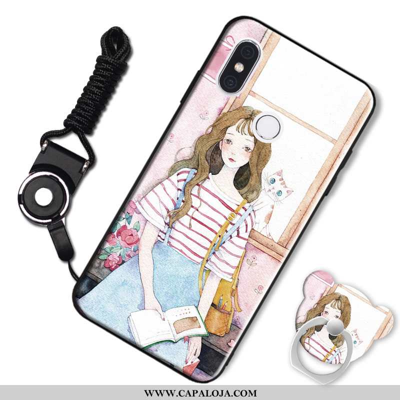 Capas Xiaomi Mi A2 Estilosas Vermelha Telinha Calor Amarelo, Capa Xiaomi Mi A2 Personalizada Online