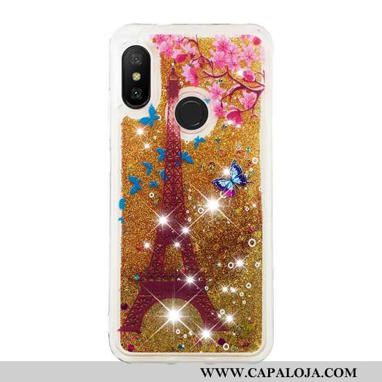 Capas Xiaomi Mi A2 Lite Criativas Cases Vermelha Antiqueda Roxo, Capa Xiaomi Mi A2 Lite Desenho Anim