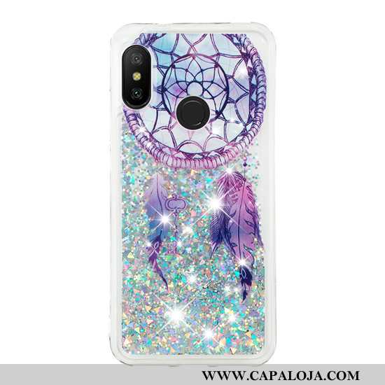 Capas Xiaomi Mi A2 Lite Criativas Cases Vermelha Antiqueda Roxo, Capa Xiaomi Mi A2 Lite Desenho Anim