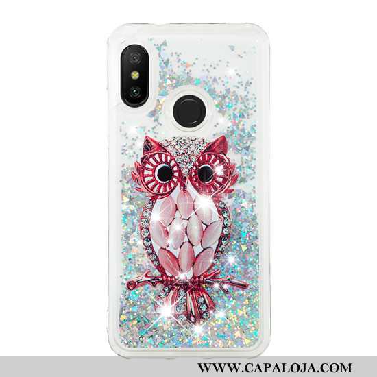 Capas Xiaomi Mi A2 Lite Criativas Cases Vermelha Antiqueda Roxo, Capa Xiaomi Mi A2 Lite Desenho Anim