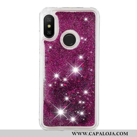 Capas Xiaomi Mi A2 Lite Criativas Cases Vermelha Antiqueda Roxo, Capa Xiaomi Mi A2 Lite Desenho Anim