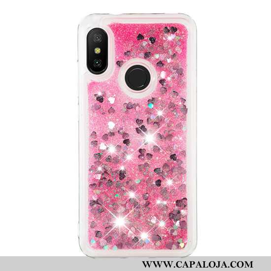 Capas Xiaomi Mi A2 Lite Criativas Cases Vermelha Antiqueda Roxo, Capa Xiaomi Mi A2 Lite Desenho Anim