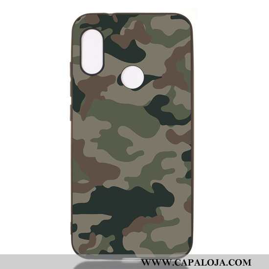 Capas Xiaomi Mi A2 Lite Desenho Animado Completa Cases Telemóvel Preto, Capa Xiaomi Mi A2 Lite Soft 