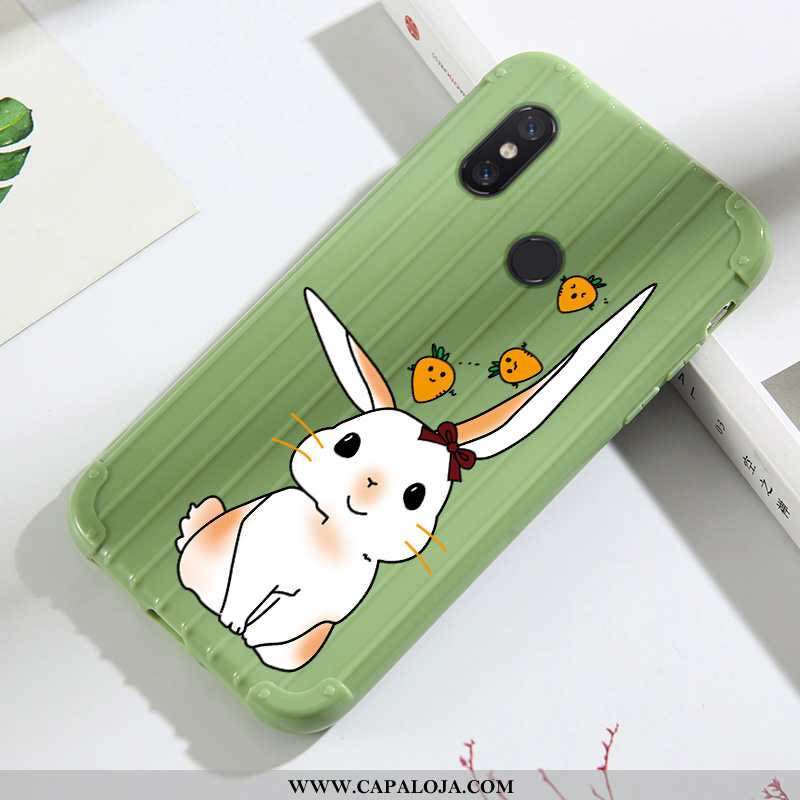 Capas Xiaomi Mi A2 Lite Fofas Desenho Animado Silicone Completa Verde, Capa Xiaomi Mi A2 Lite Soft B