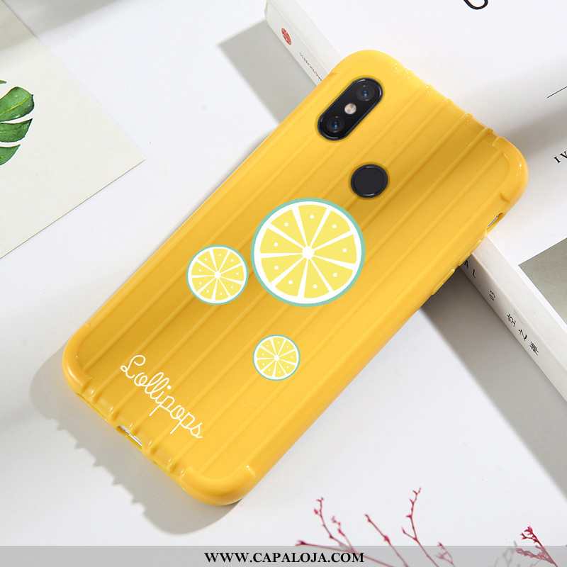 Capas Xiaomi Mi A2 Lite Fofas Desenho Animado Silicone Completa Verde, Capa Xiaomi Mi A2 Lite Soft B