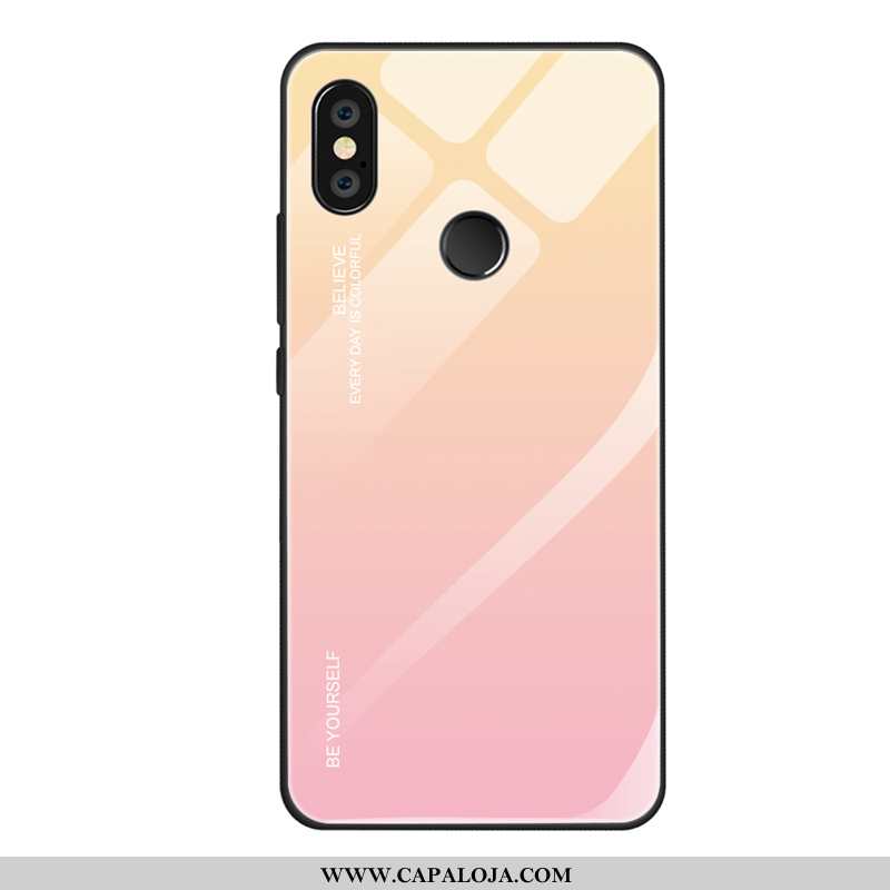 Capas Xiaomi Mi A2 Lite Fosco Vidro Criativas Tendencia Vermelho, Capa Xiaomi Mi A2 Lite Personaliza