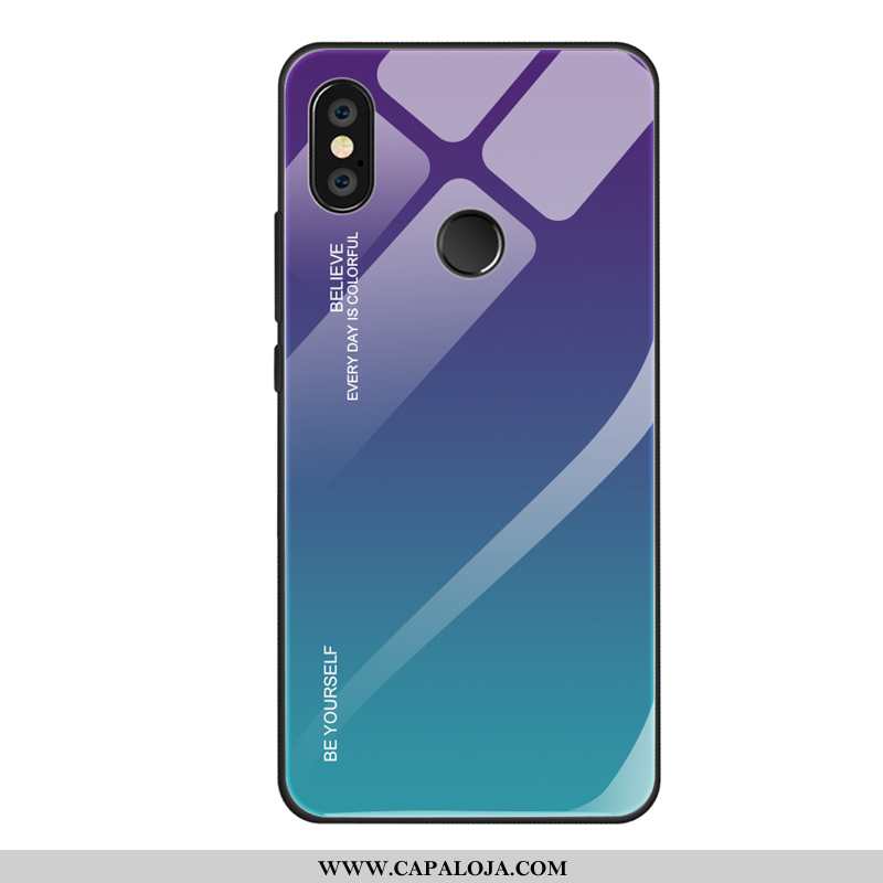 Capas Xiaomi Mi A2 Lite Fosco Vidro Criativas Tendencia Vermelho, Capa Xiaomi Mi A2 Lite Personaliza